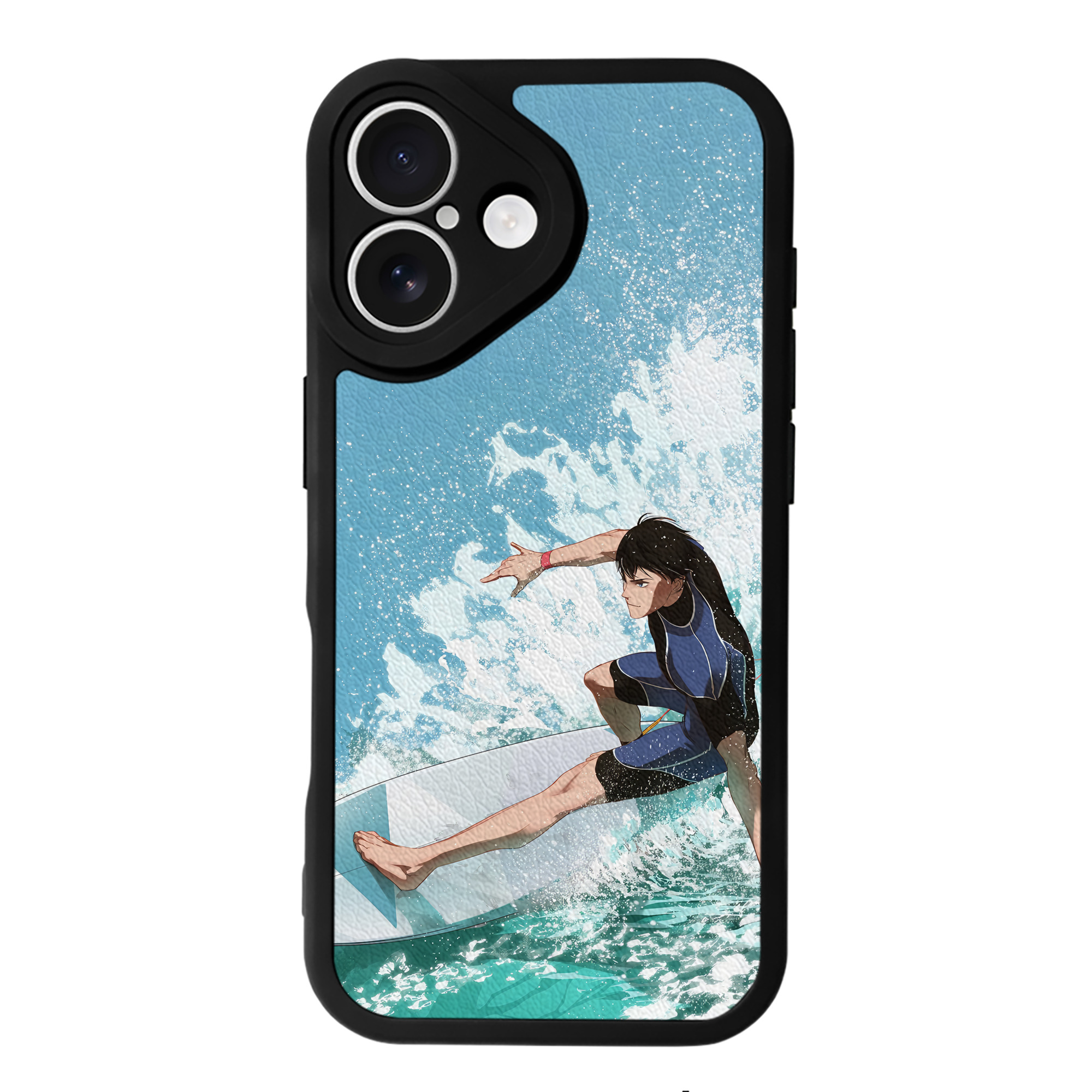 （画像用） ハイキュー!! Haikyu!! 【iPhone 16シリーズ対応】シリコンスマホケース（レザー調） 材質：シリコン